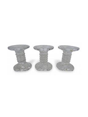Waterford Crystal VINTAGE Table Accessories Collection Set of 3 Knife Rests 1980